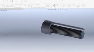 SOLIDWORKS. Условное изображение резьбы
