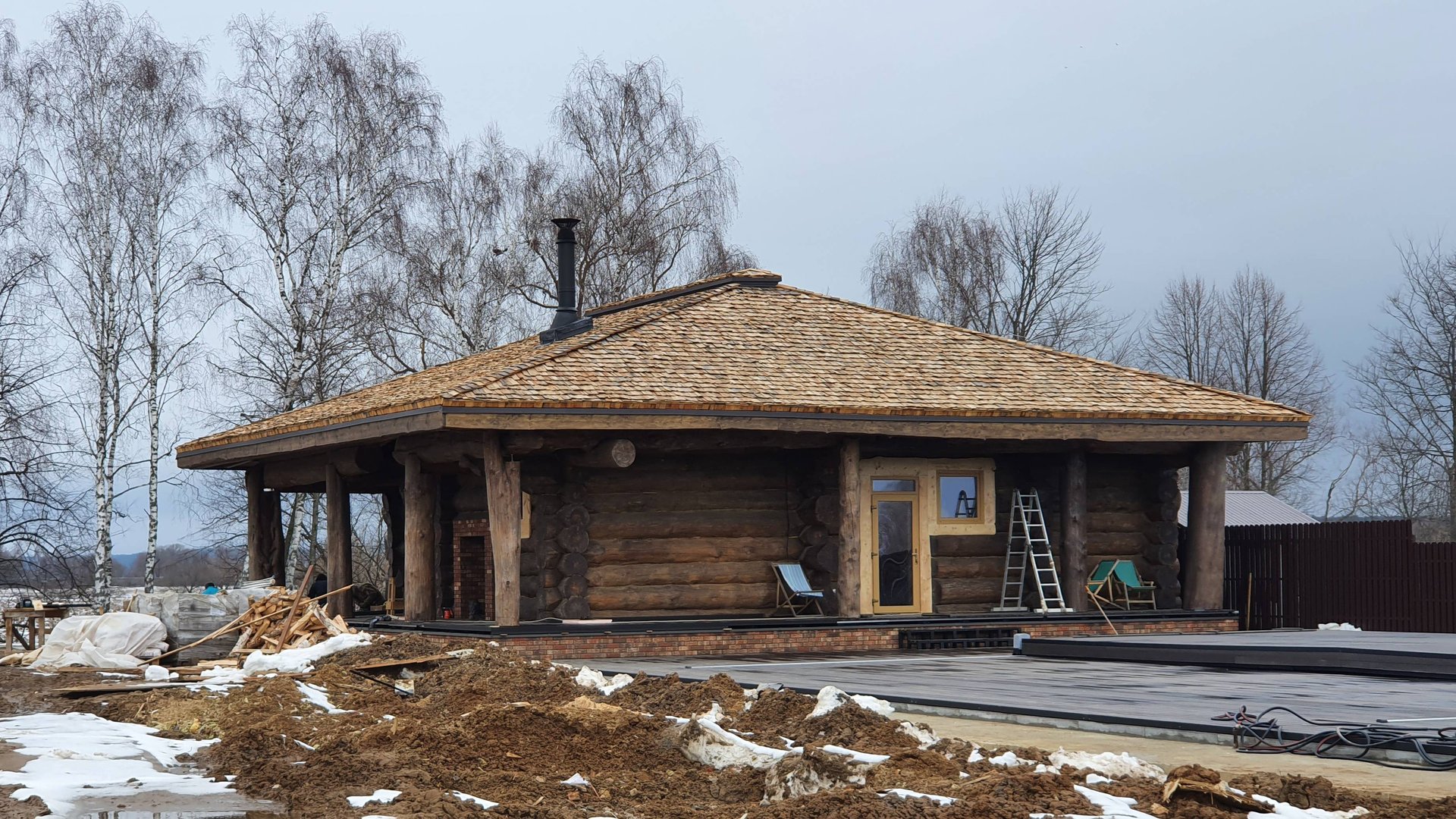 Реконструкция крыши. Гонт.