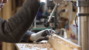 Изготовление простой скамьи из белого дуба