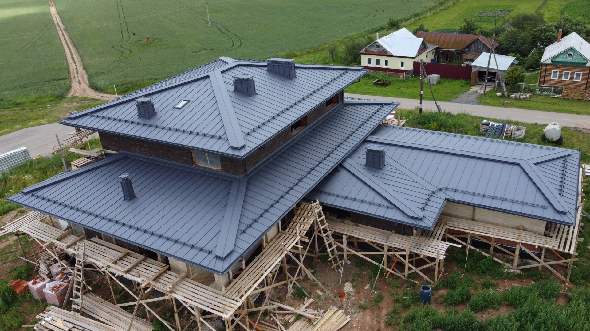 Двойной стоячий фальц.