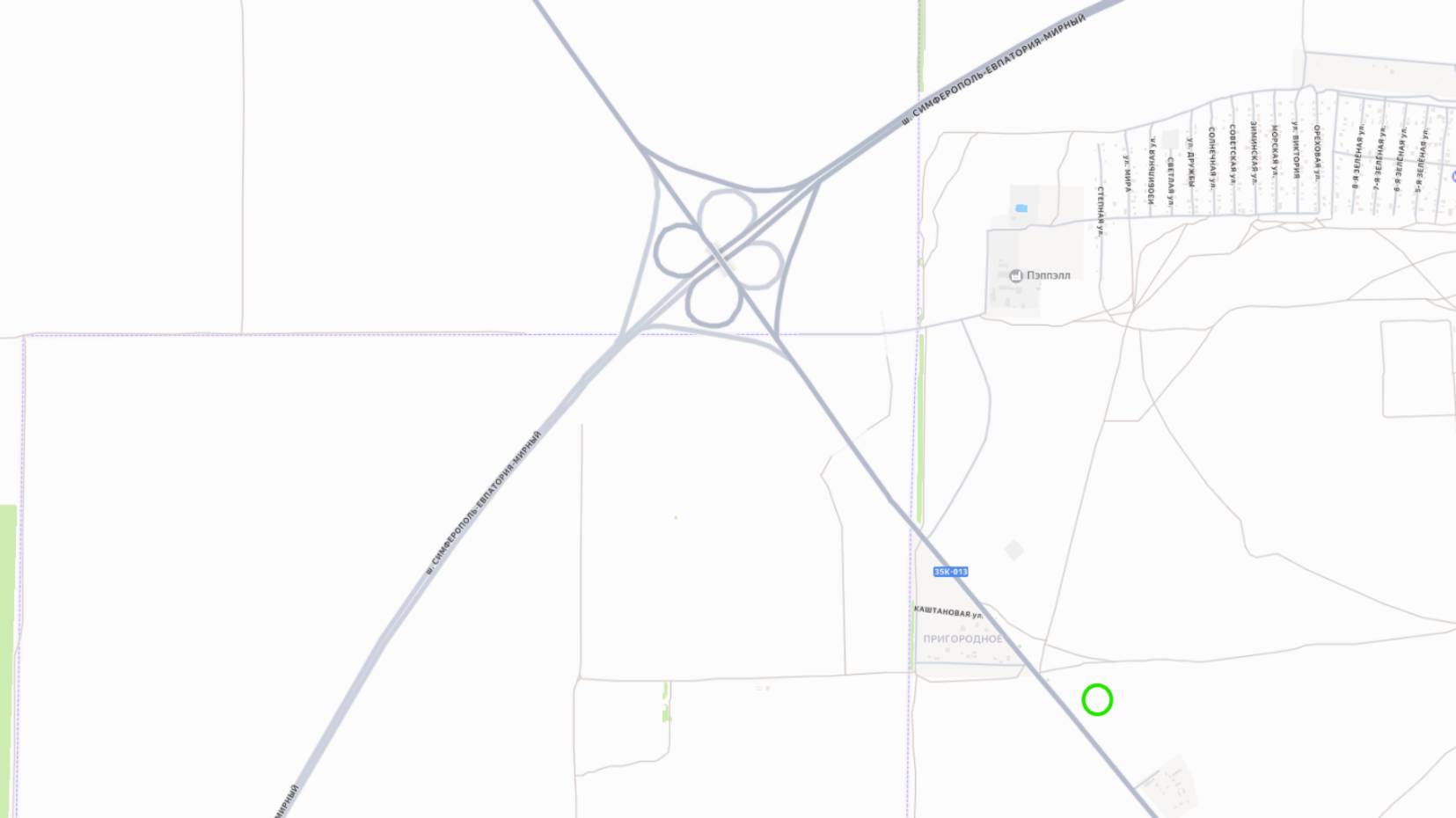 Продажа земельного участка. Площадь - 1075 кв.м. Крым, Сакский р-н, с. Суворовское