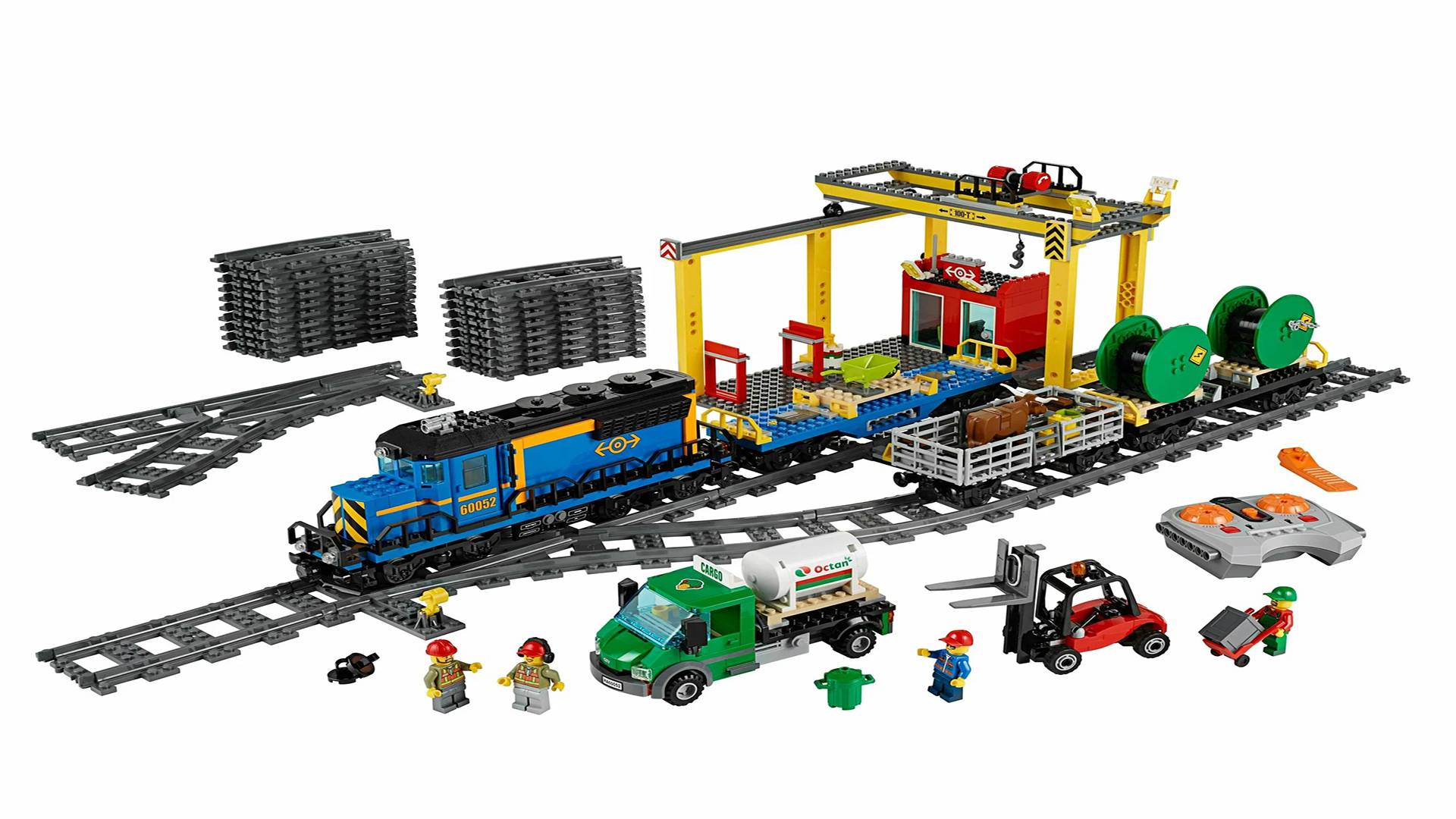 Lego City 60052 Скоростная сборка грузового поезда смотреть онлайн