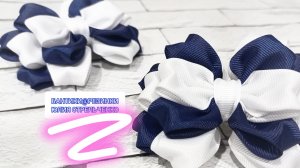 Бантики из репсовой ленты🎀🎀