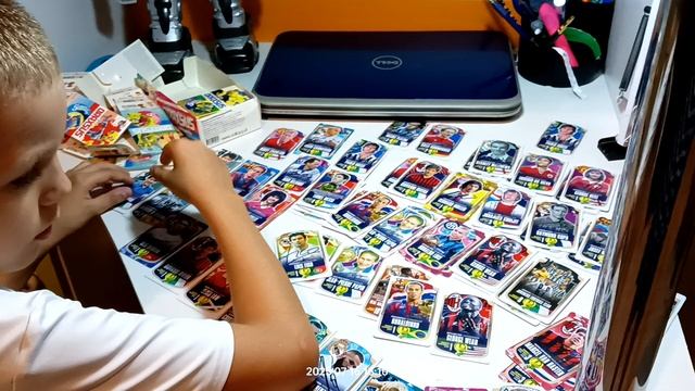 футбольные карты золотой мяч и золотые бутсы распаковка