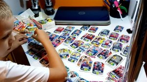 футбольные карты золотой мяч и золотые бутсы распаковка