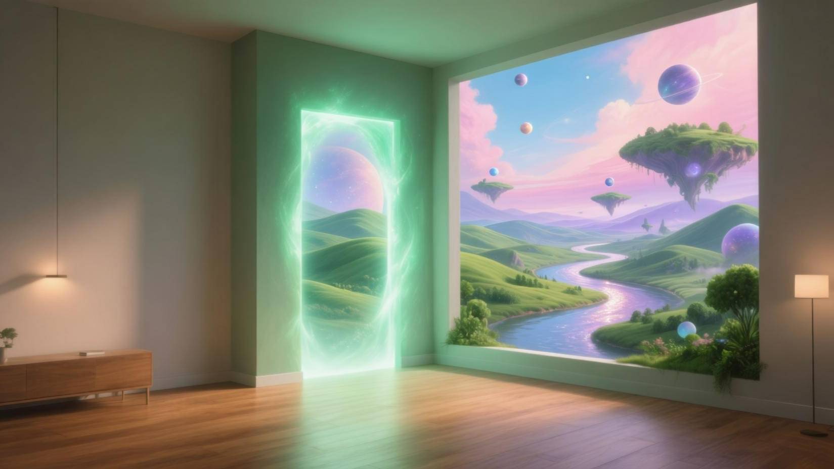 Попросил Бога открыть портал в другое измерение.