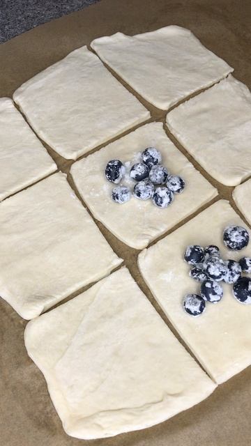 Быстро и вкусно к чаю! 🫖 #рецепты #кчаю #десерт #лето #голубика #рек #рекомендации #булочки #ягоды