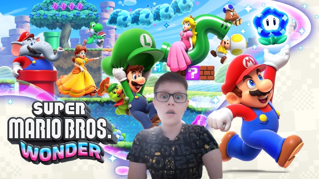 Играю в игру Super Mario Bros wonder #3