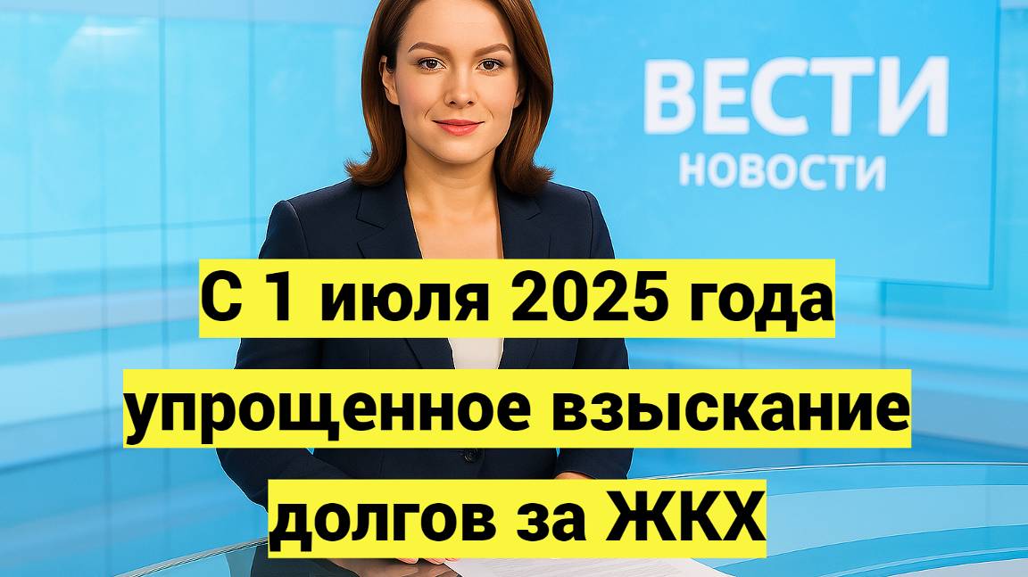 С 1 июля 2025 года упрощенное взыскание долгов за ЖКХ смотреть онлайн