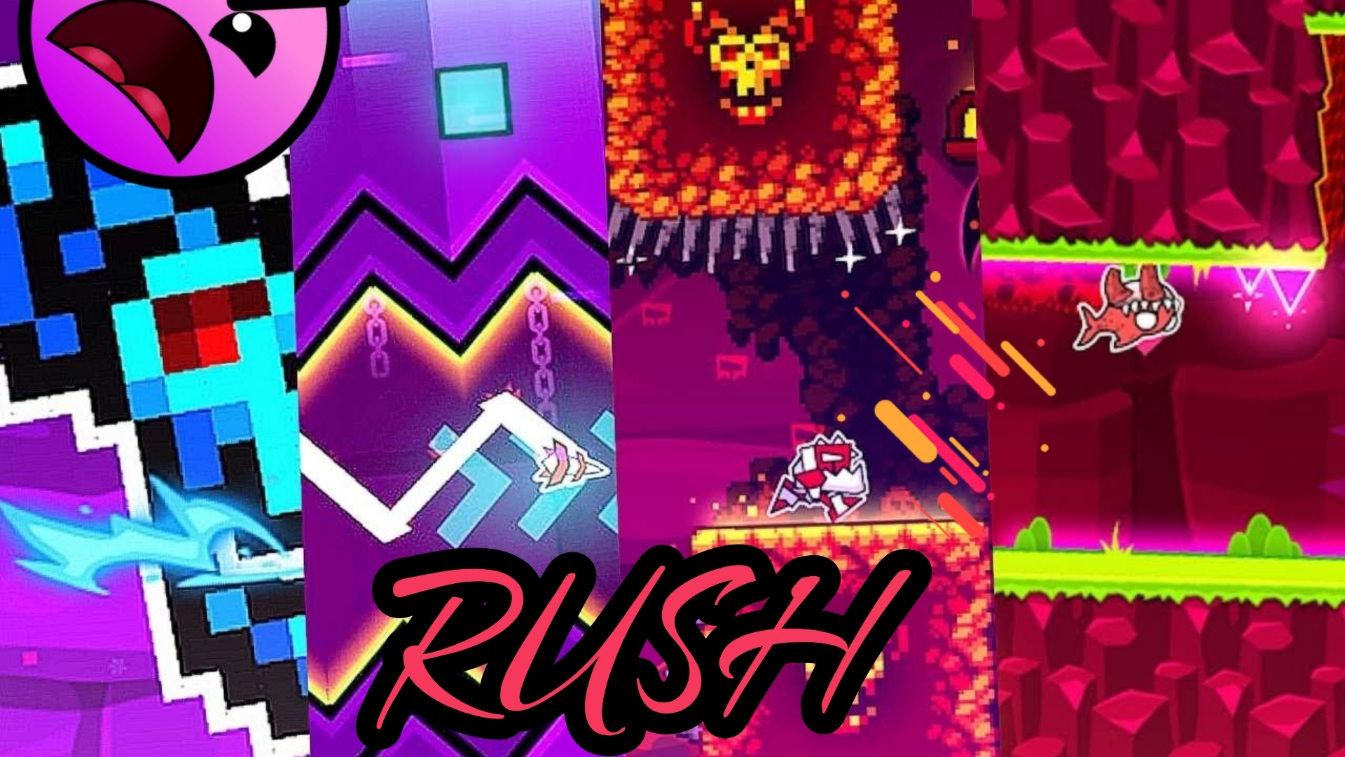 Rush By DaPixelHero (Insane Level) 100% ПРОЙДЕН