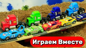 МУЛЬТИКИ ПРИ МАШИНКИ ТАЧКИ ДЛЯ ДЕТЕЙ 🚗 ПРИКЛЮЧЕНИЯ МОЛНИИ МАККУИНА И ГОНОЧНЫХ МАШИНОК ДЛЯ ДЕТЕЙ