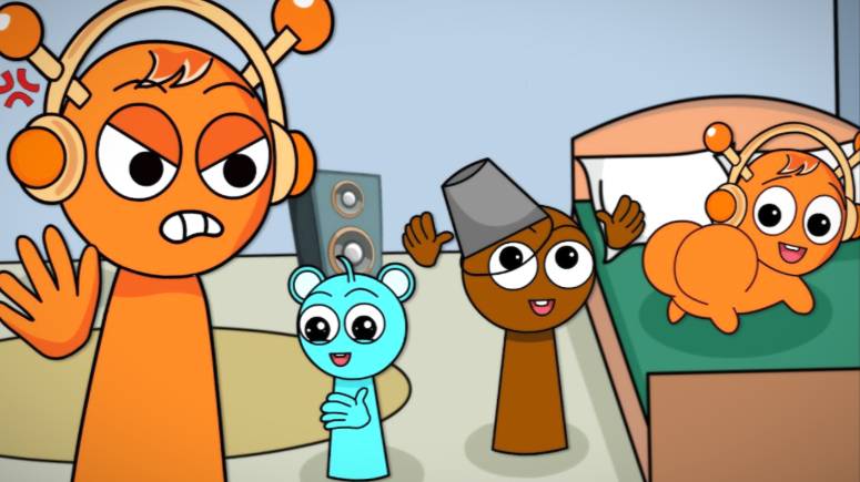 Мультики для детей. Папа Спрунки очень злится. Мультики для малышей смотреть онлайн смотреть онлайн