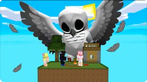 🪶 99 НОЧЕЙ на ЧАНКЕ с СОВОЙ в Майнкрафт! ЛЕСКА🪶