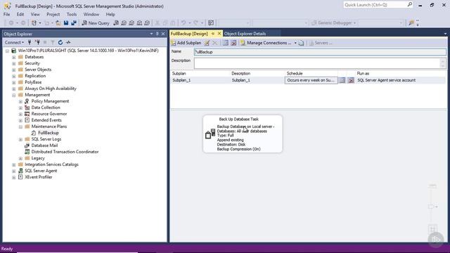 4.08. SSMS - Maintenance Plans смотреть онлайн