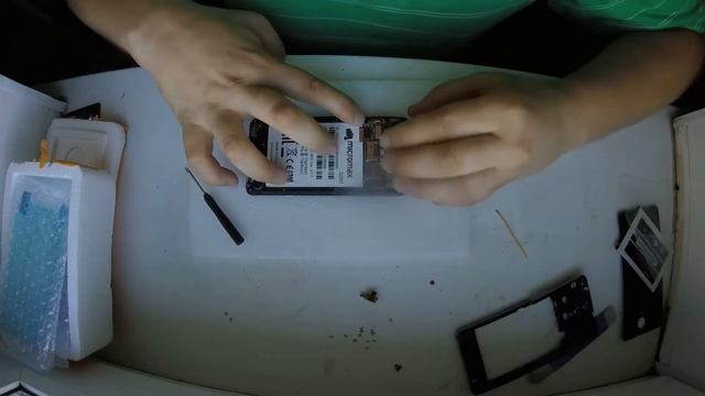 Micromax Q531 Замена сенсора смотреть онлайн