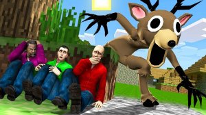 ОЛЕНЬ ИЩЕТ НАС! ПРЯТКИ 99 ДНЕЙ ВЫЖИВАНИЯ В ЛЕСУ В МИРЕ МАЙНКРАФТ В Garry`s Mod