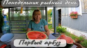 Понедельник рыбный день Первый арбуз