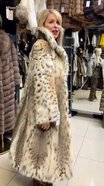 Шубы из канадской рыси Новинка смотреть онлайн