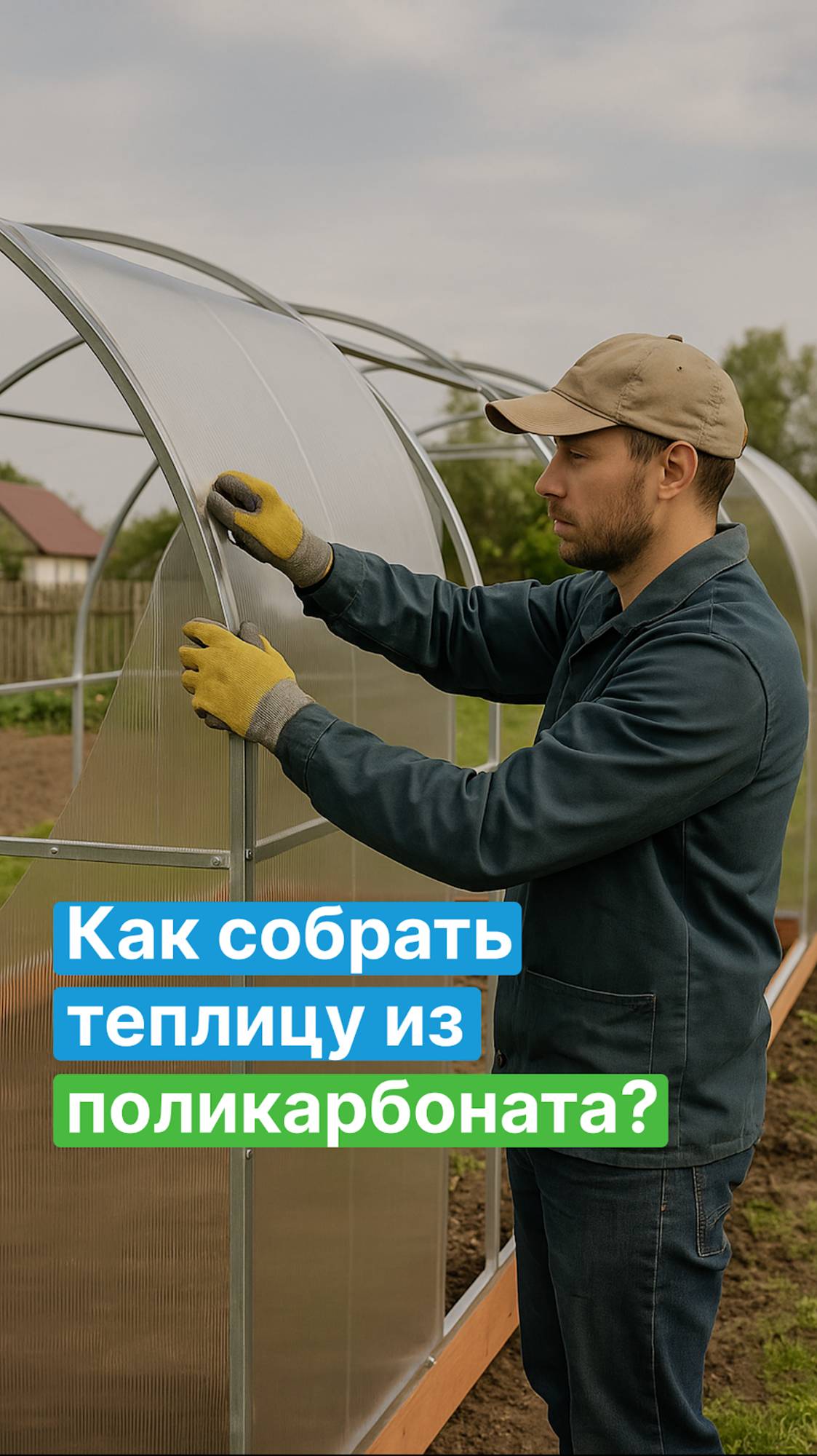 🔧 Как собрать теплицу из поликарбоната — без лишней суеты? смотреть онлайн