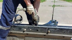 Накосячил с мерсом, буду класть плитку