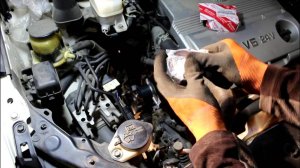 Замена ремня ГРМ роликов и сальников на Toyota Harrier MCU30 Тойота Харриер 2004 года  3часть