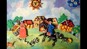 Конь городецкий. Мультфильм про Городецкий промысел.