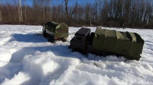 Шишига и Камаз 4х4 на бездорожье!