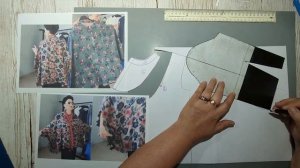 Моделирование. Широкая блуза на любое событие жизни. Выкройка № 1792.