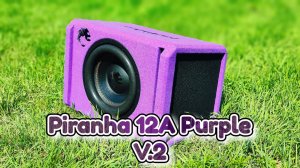 Установка активного сабвуфера Piranha 12A Purple V.2 в Hyundai Santa Fe (2G)