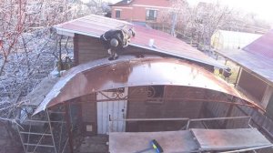 навес арочного типа своими руками