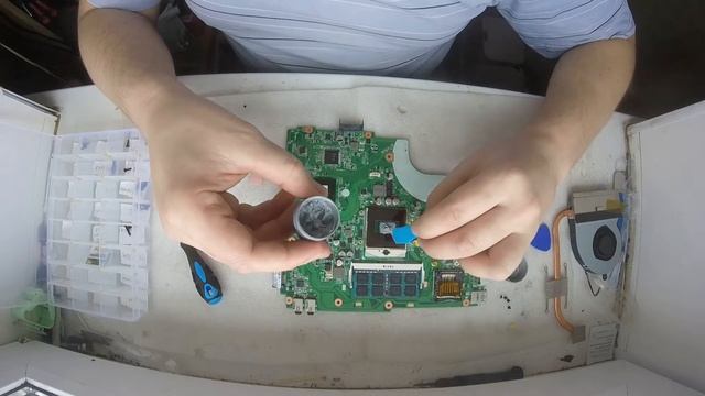 Ноутбук Asus X44H Разборка чистка смотреть онлайн