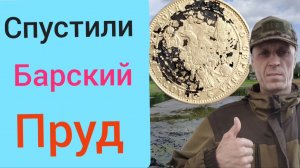 спустили барский пруд