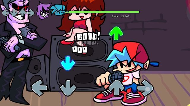 играю в FNF (туториал и 1 неделя) смотреть онлайн