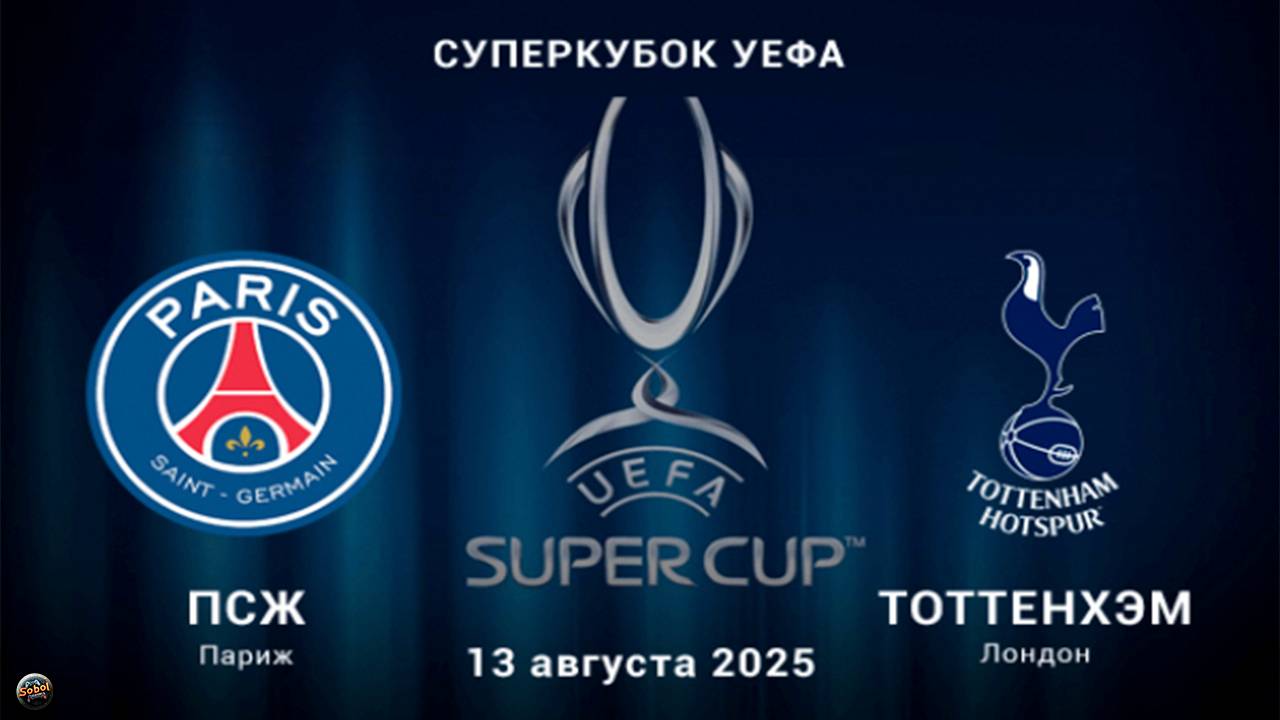 Футбол. Суперкубок УЕФА. ПСЖ (Франция) - Тоттенхэм (Англия) смотреть онлайн
