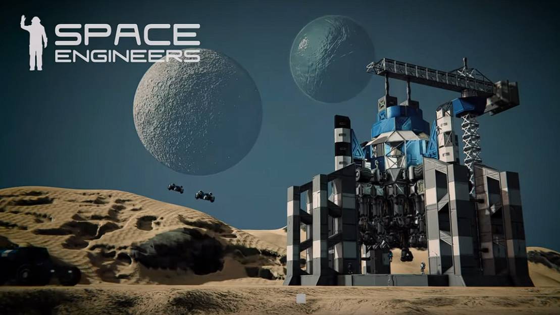 Space Engineers #9 Лечу в космос на новом Буровике.