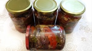 Салат из БАКЛАЖАНОВ на зиму, понравится ВСЕМ! Пошаговый рецепт!