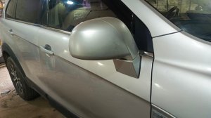 как снять переднее правое зеркало двери Шевроле Каптива,Chevrolet Captiva 2012 год