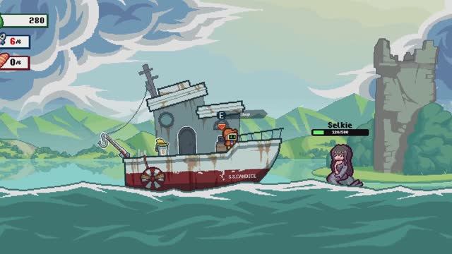 Играю в Scale The Depths Demo