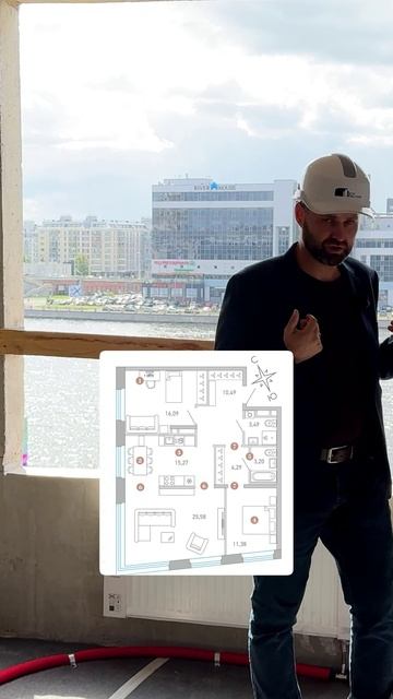 ЖК Министр – обзор ДВУХКОМНАТНОЙ ВИДОВОЙ квартиры! | Михаил Круглов смотреть онлайн