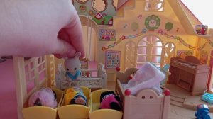 Sylvanian families 18 серия-"Тихий час в детском саду"