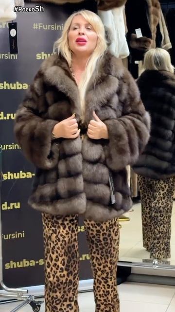 Роскошные шубы из куницы любой длины смотреть онлайн