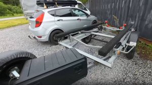 Курганский лодочный прицеп Водник а5 (самосвал). Обзор. Дополнительное оснащение