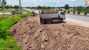 Строительство, начало засыпки, обзор