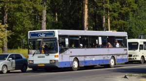 Автобус Mercedes-Benz O405 (АК 752 22). Покатушки по Барнаулу. / Ride on the Mercedes-Benz O405 bus
