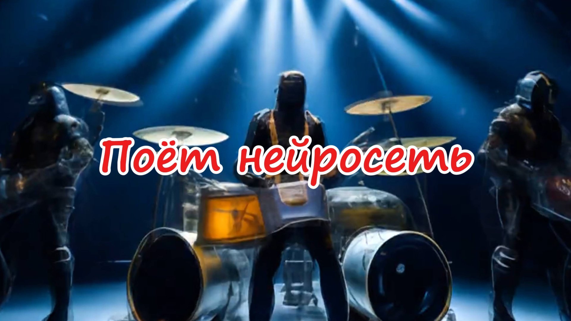 Поет нейросеть. Музыкальный клип. смотреть онлайн