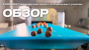 Глазировочная линия с холодильным туннелем | KADZAMA