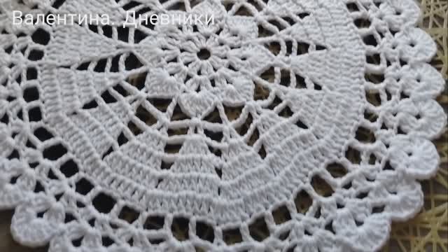 Вязальный эпизод. Декабрь 2024 года.Вяжу салфетку крючком из пряжи джинс от ярн арт. Болталочка смотреть онлайн