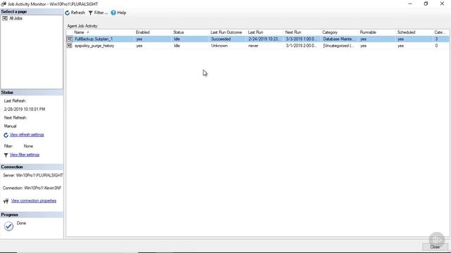 4.10. SSMS - SQL Agent and Jobs смотреть онлайн