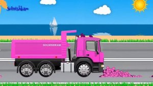 Машинки. Полицейские машины. Яйца с сюрпризом. Грузовик. Учим цвета. Развивающий мультик.