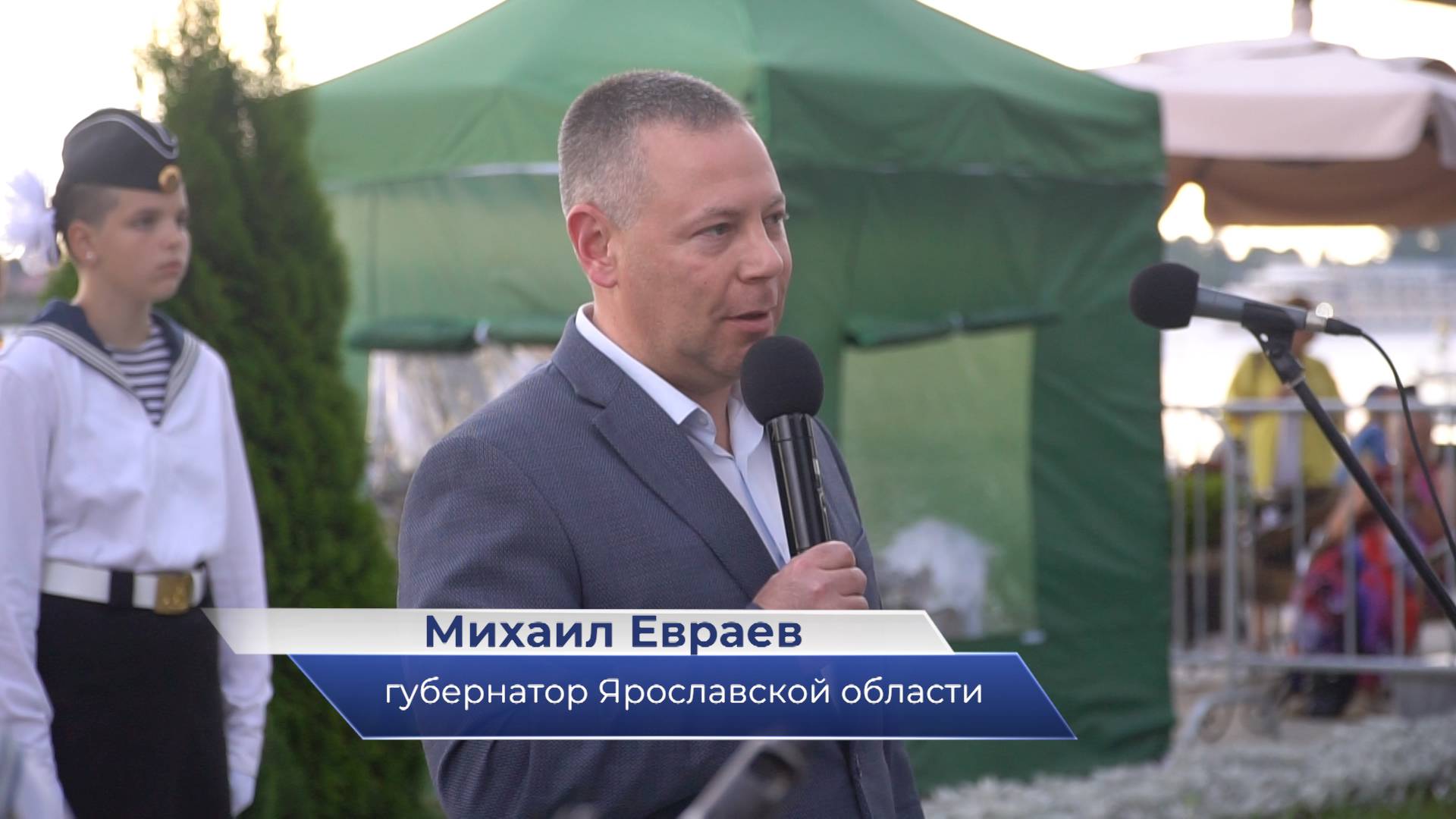 Михаил Евраев – об открытии бюста адмиралу Фëдору Ушакову смотреть онлайн